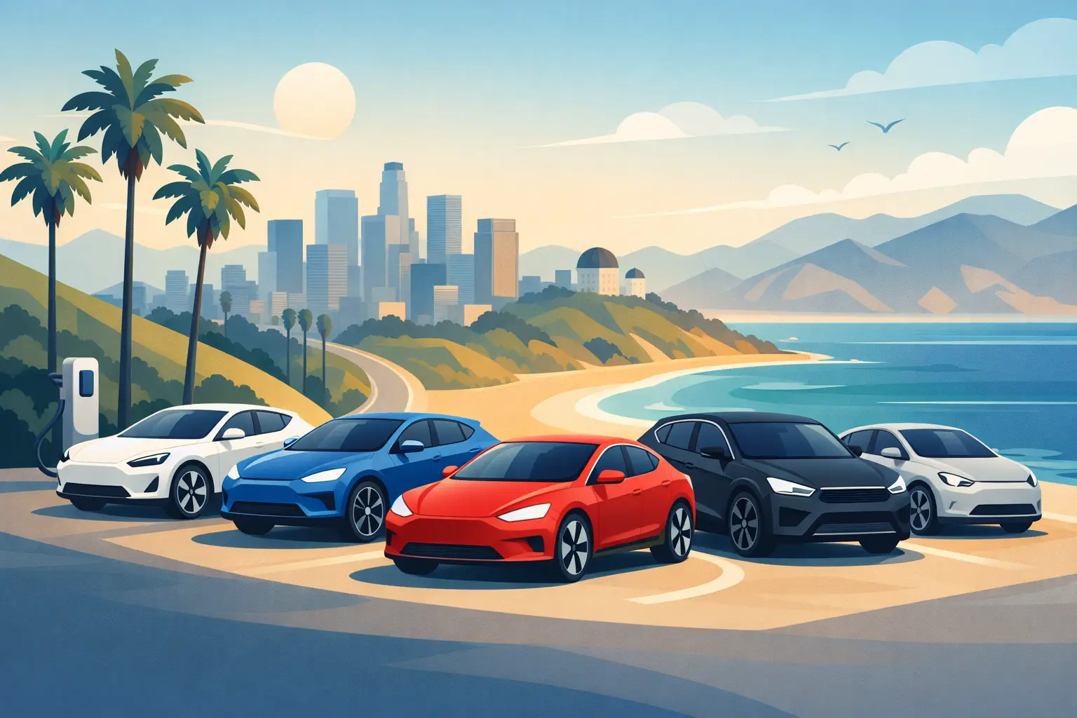 5 Best Electric Cars for LA Drives and Getaways
