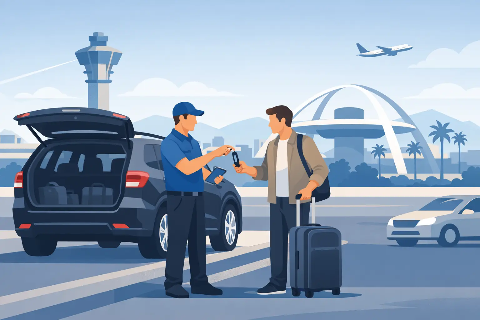 LAX Car Rental Delivery Without the Counter