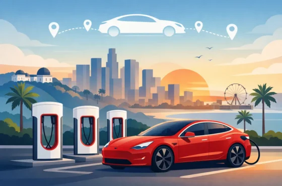Los Angeles Supercharger Network Guide for Tesla
