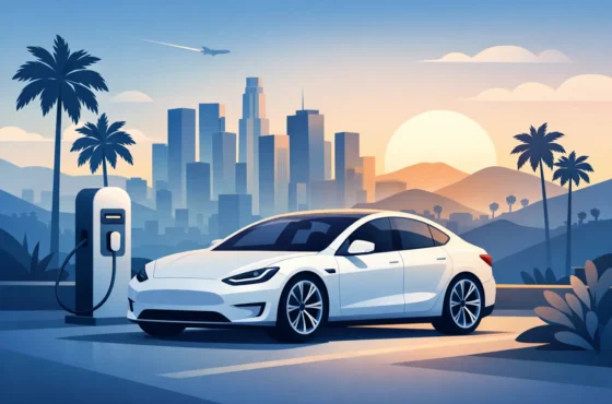 Luxury Electric Car Rental for Los Angeles