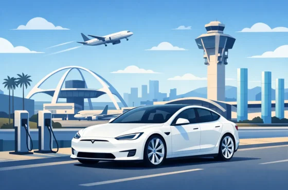 Tesla Airport Rental for a Better LAX Arrival