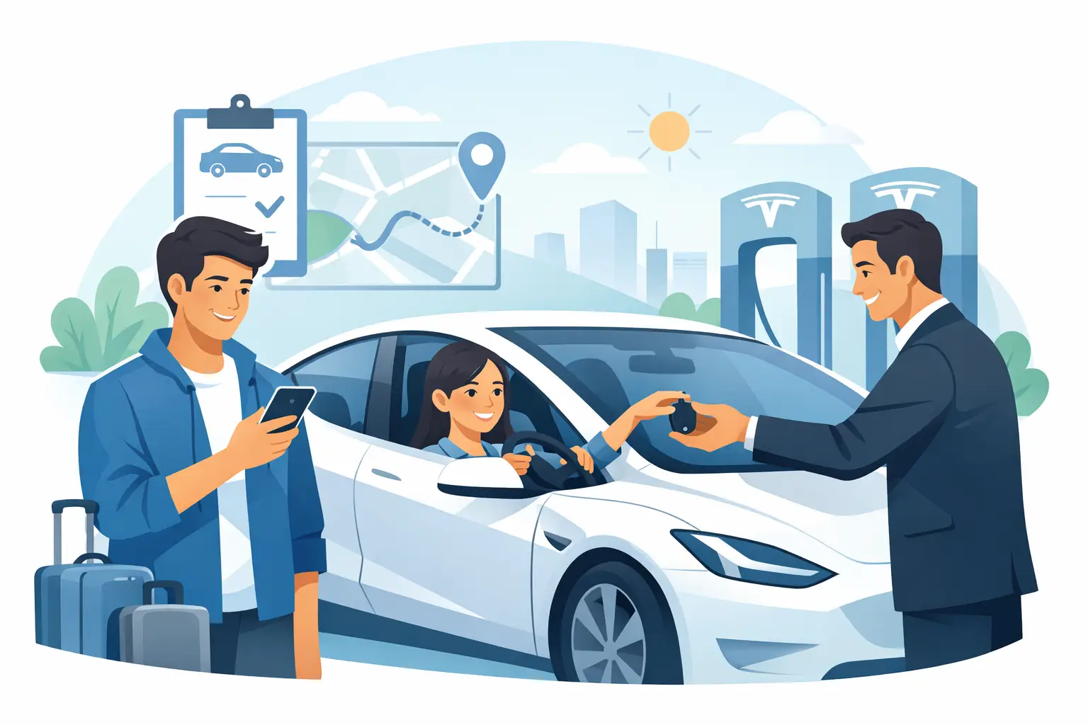 Tesla Rental for First-Time Drivers Made Easy