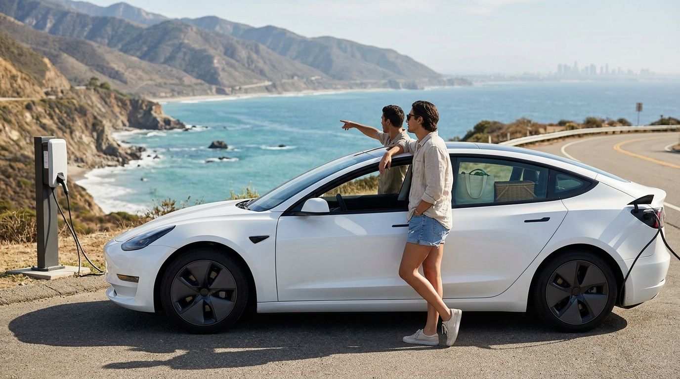 Best day trips from Los Angeles in a rented Tesla 2026