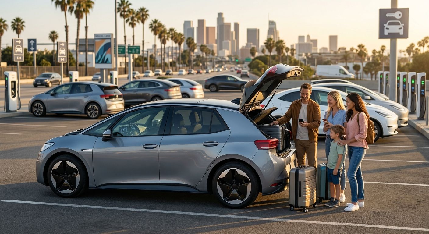 Best EV rental companies for tourists visiting Los Angeles 2026