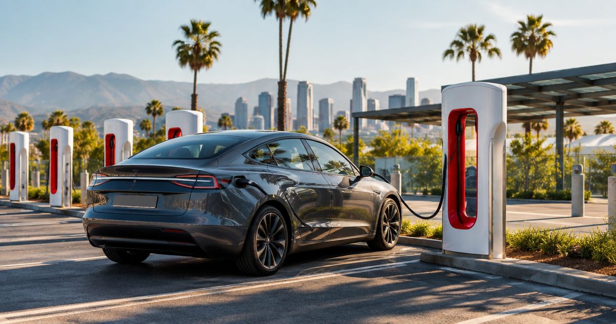 Best places to supercharge a Tesla in Los Angeles 2026