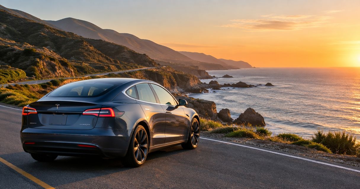 Best scenic drives near Los Angeles for a Tesla rental 2026