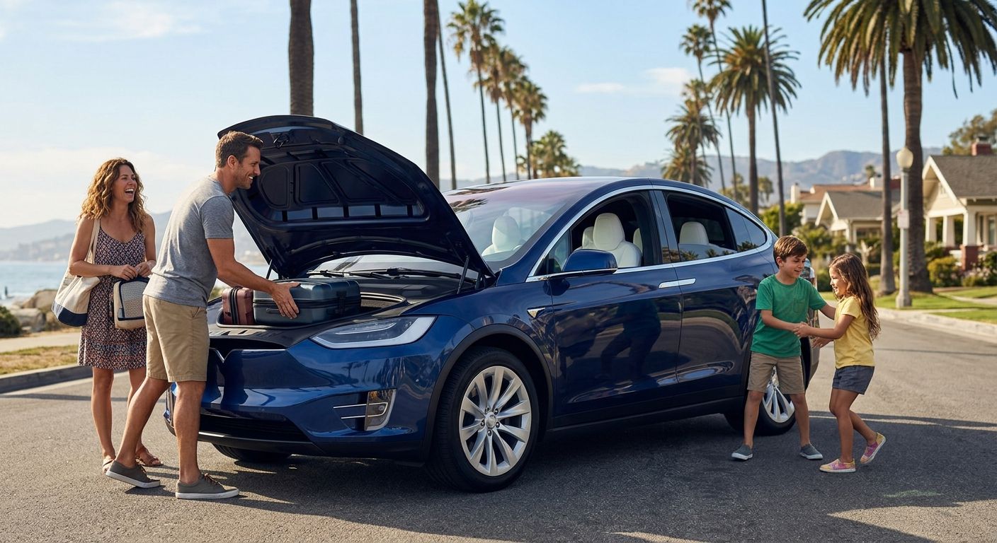 Best Tesla rental companies for family vacations in LA 2026