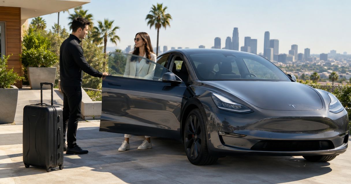 Best Tesla rental companies with concierge delivery in LA 2026