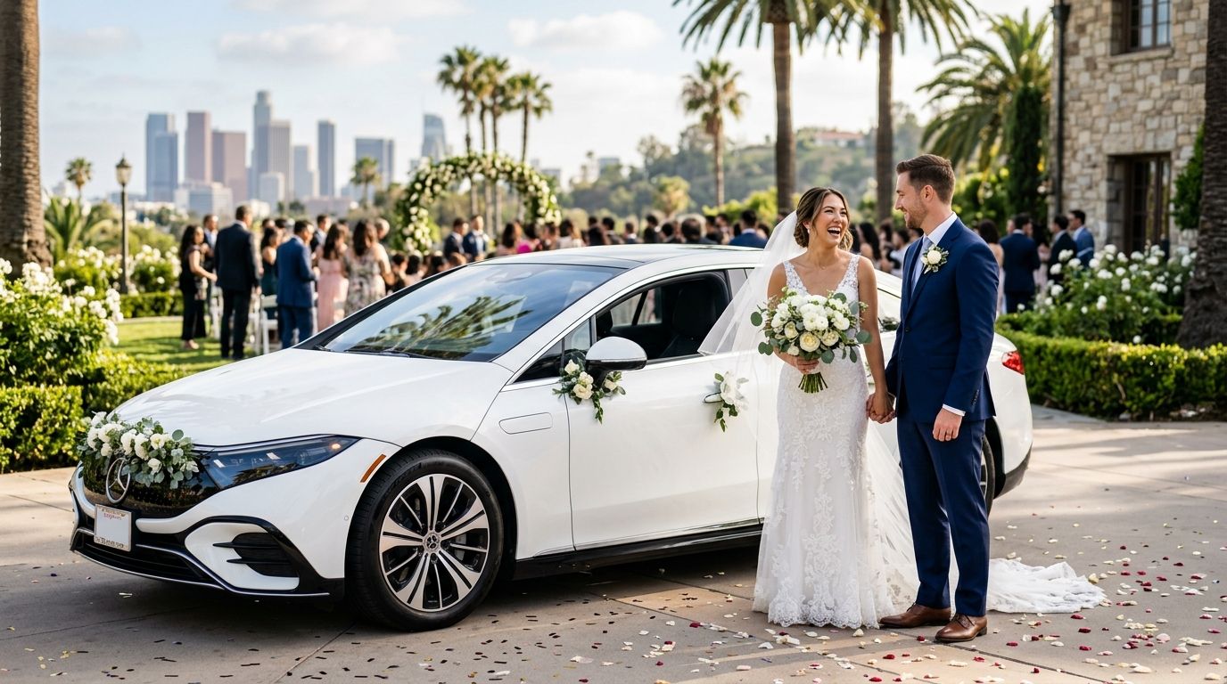 Best Tesla rental options for weddings in Los Angeles 2026