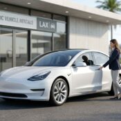 Best Tesla rental services near LAX airport in 2026