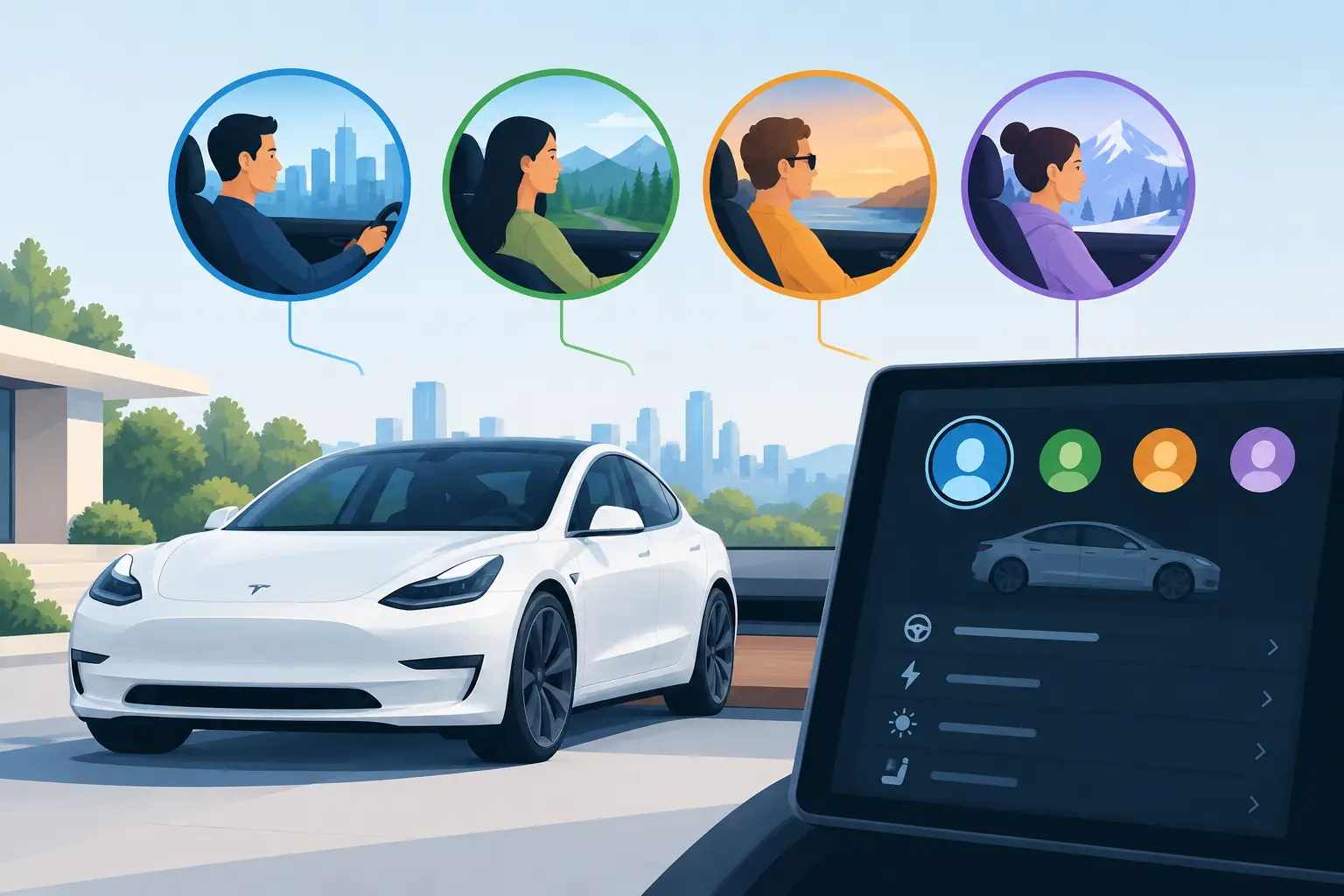 How to Configure Tesla Profiles for Every Drive