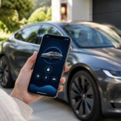 How to connect the Tesla app to your rental for keyless entry