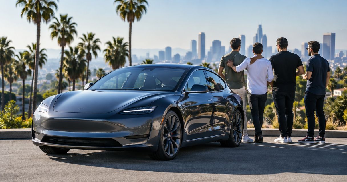 Tesla rental for bachelor parties in LA: complete 2026 guide