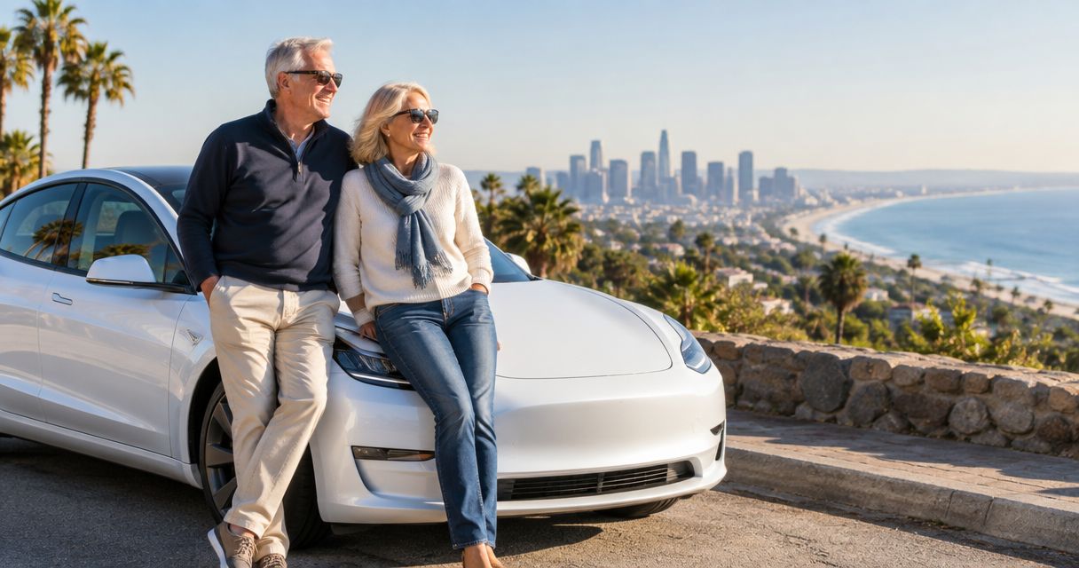 Tesla rental for retirees and snowbirds in LA: complete 2026 guide