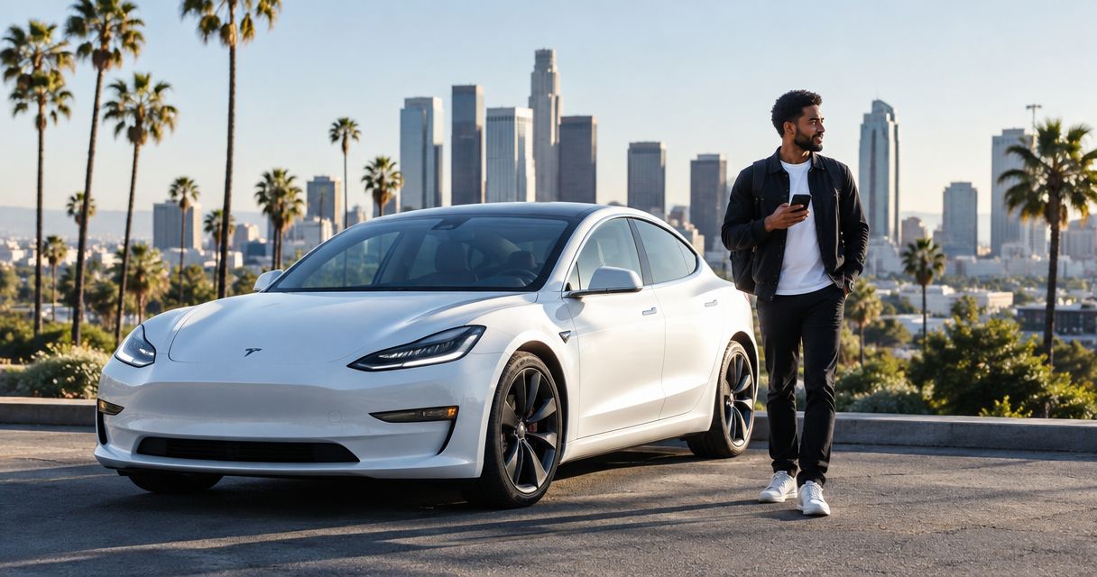 Tesla rental for rideshare drivers in LA: complete 2026 guide