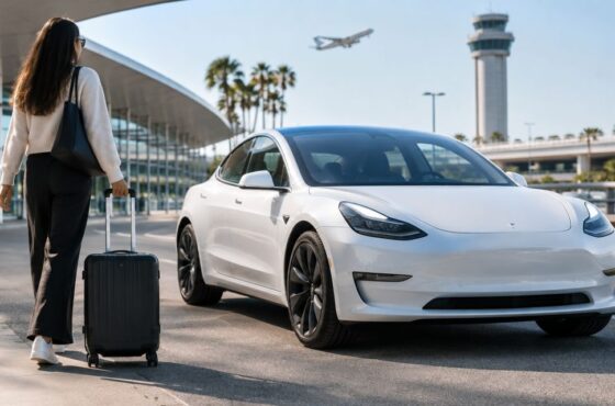 Can you book a same-day Tesla rental near LAX?