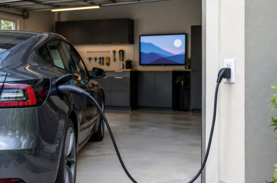 Can you charge a rented Tesla on a household outlet?