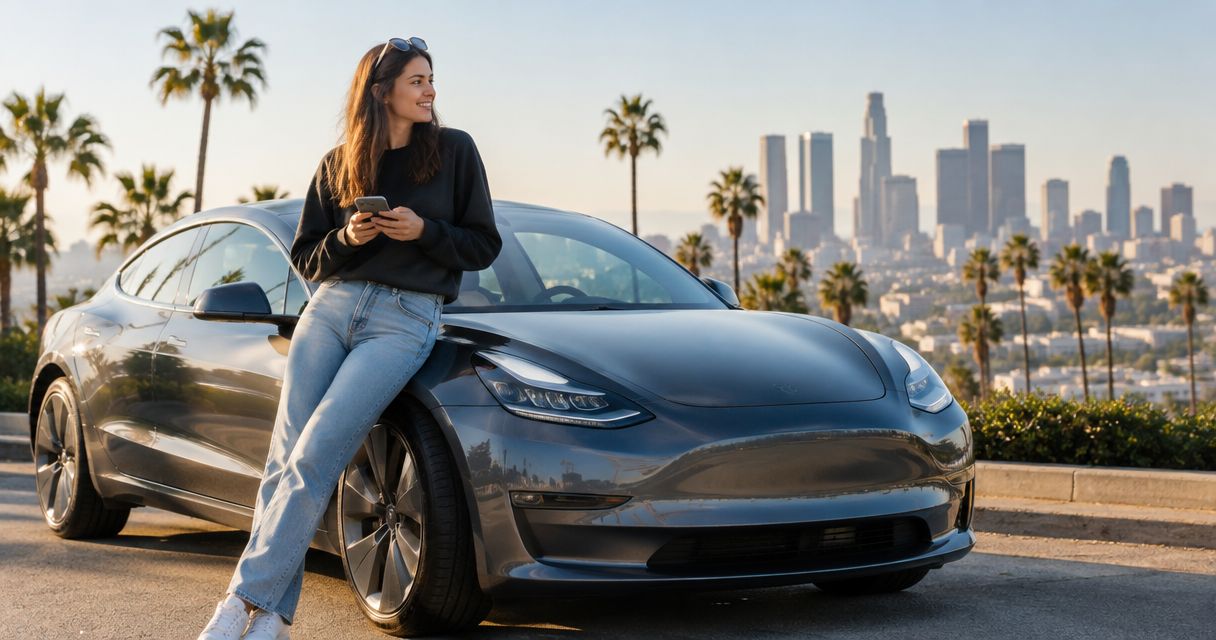 Can you rent a Tesla in LA if you're under 25?