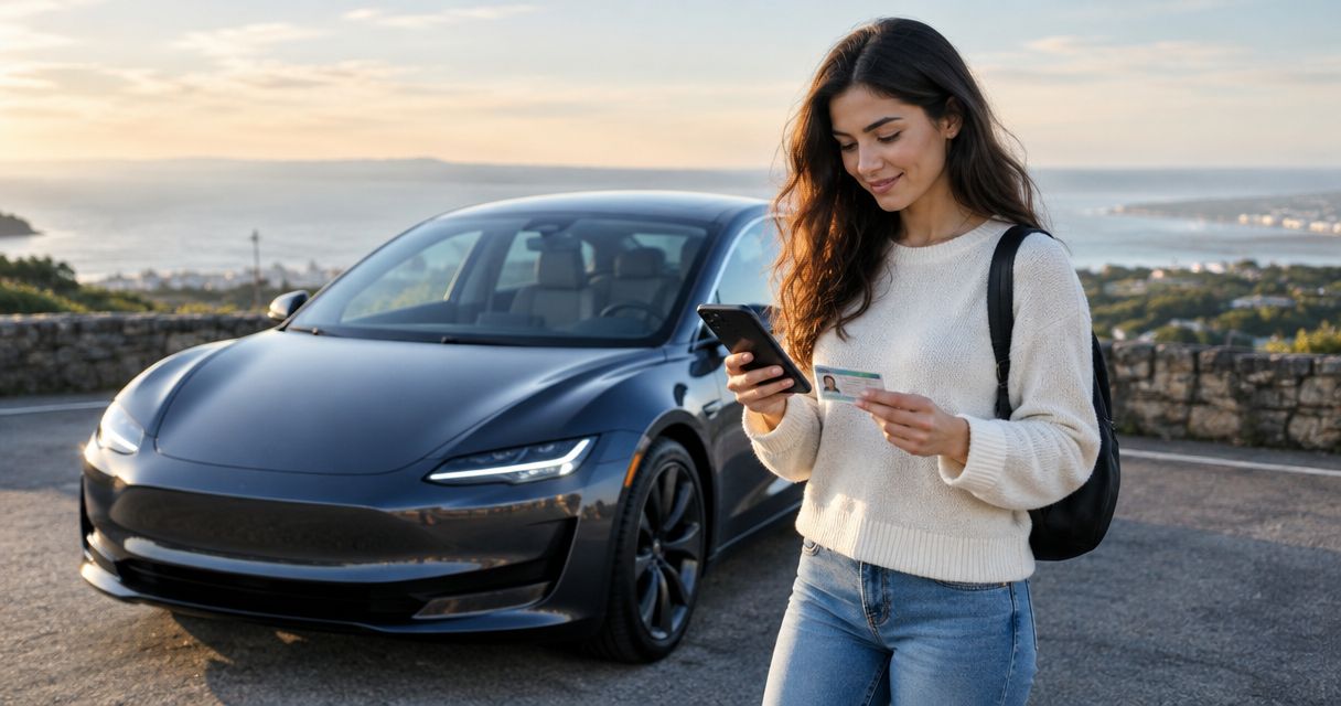 Can you rent a Tesla in the US with a foreign driver's license?