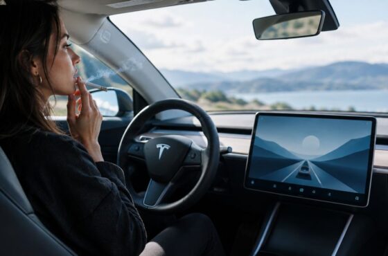 Can you smoke in a rented Tesla?