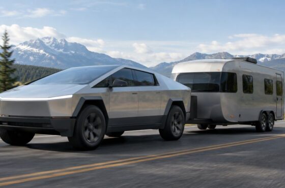 Can you tow a trailer with a rented Cybertruck?