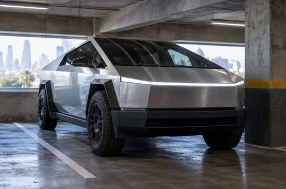 Does a rented Cybertruck fit in a standard LA parking garage?