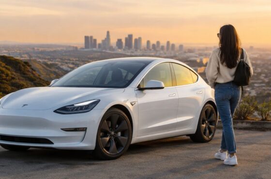 How far in advance should you book a Tesla rental in LA?