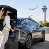 Is it worth renting a Tesla for a day trip from LAX?