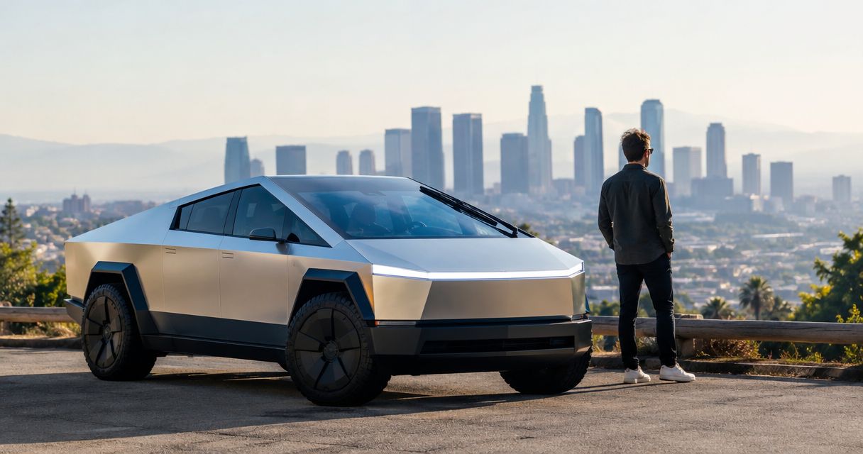 Is Los Angeles a good place to test drive a Cybertruck?