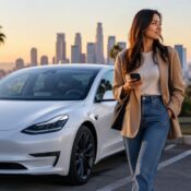 Is renting a Tesla in LA cheaper than a week of rideshare?